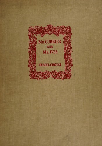 Cover for Mr. Currier and Mr. Ives