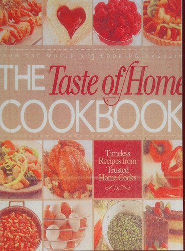 Cover for Taste of home cookbook