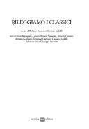 Cover for Rileggiamo i classici