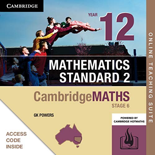 Cover for Cambridge Maths Stage 6 NSW Mathematics Standard 2 Year 12