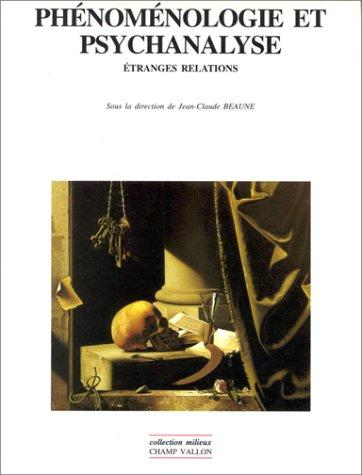 Cover for Phénoménologie et psychanalyse