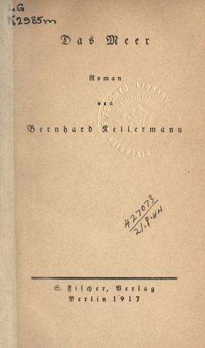 Cover for Meer