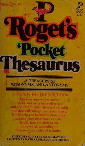 Cover for Roget's pocket thesaurus