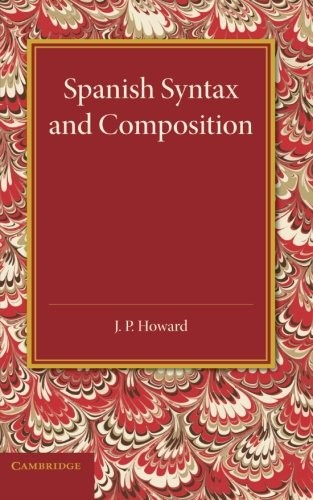 Cover for Spanish Syntax and Composition