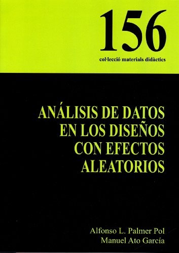 Cover for Análisis de datos en los diseños con efectos aleatorios