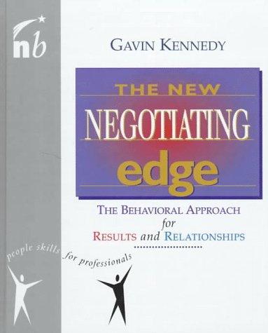 Cover for The new negotiating edge