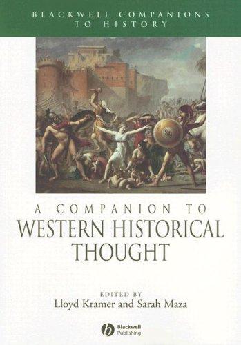 Cover for A Companion to Western Historical Thought (Blackwell Companions to History)