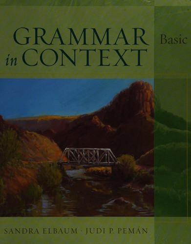 Cover for Grammar in context