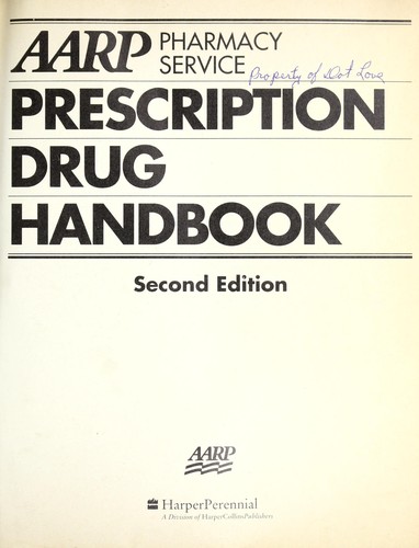 Cover for AARP Prescription Drug Handbook