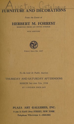 Cover for Furniture and decorations