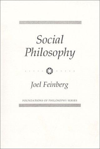 Cover for Social Philosophy (Foundations of Philosophy)