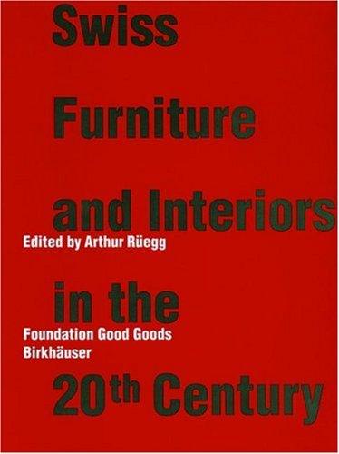 Cover for Swiss Furniture and Interiors 1900-2000