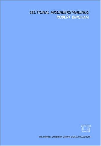 Cover for Sectional misunderstandings