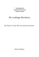 Cover for Die verdrängte Revolution