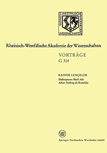 Cover for Shakespeares Much Ado About Nothing als Komödie