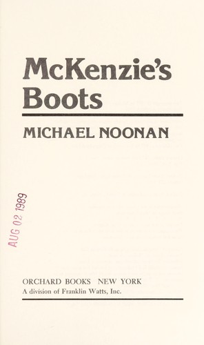 Cover for McKenzie's boots