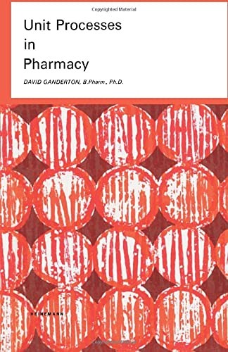 Cover for Unit processes in pharmacy.