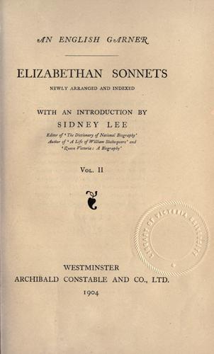 Cover for An English garner