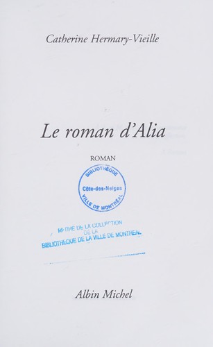 Cover for Le roman d'Alia