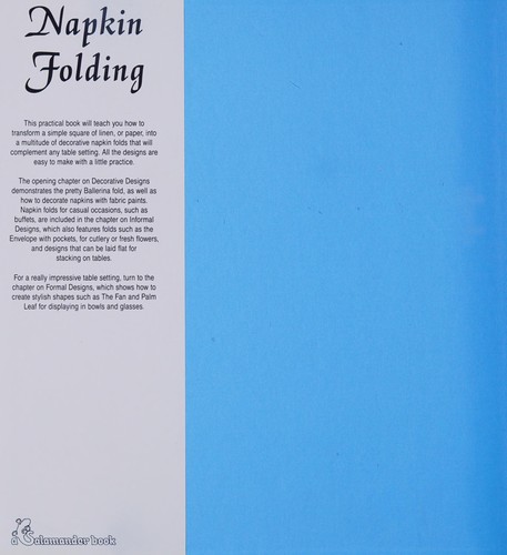 Cover for Napkin folding