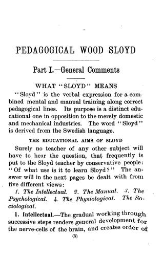 Cover for Scientific sloyd