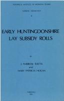 Cover for Early Huntingdonshire lay subsidy rolls