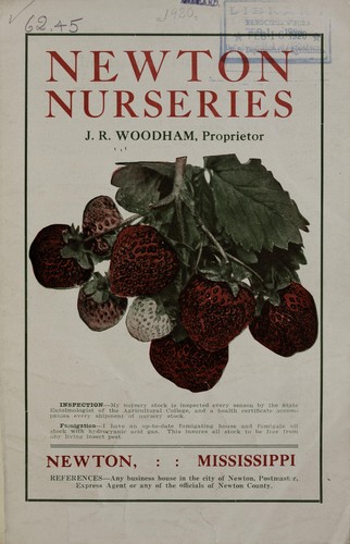 Cover for Newton Nurseries [catalog]