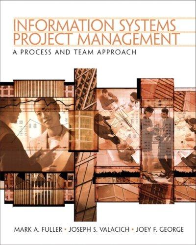 Cover for Information Systems Project Management