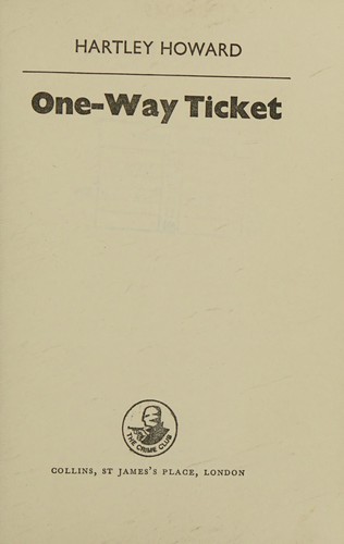 Cover for One-way ticket