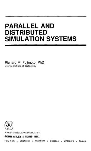 Cover for Parallel and distribution simulation systems