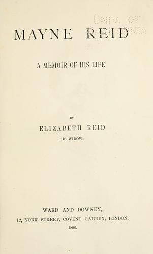 Cover for Mayne Reid