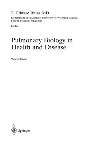 Cover for Pulmonary biology in health and disease