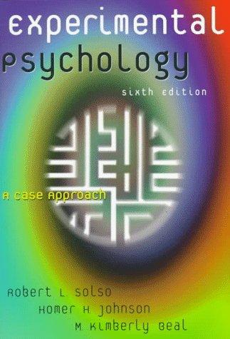 Cover for Experimental Psychology