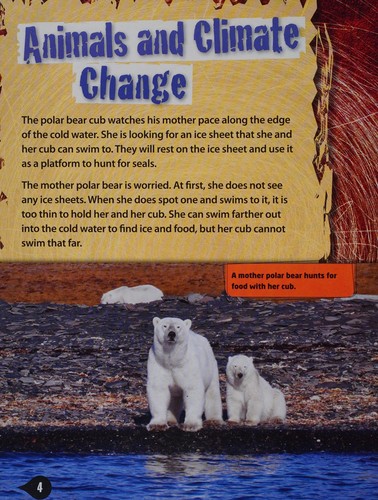 Cover for Animals and climate change