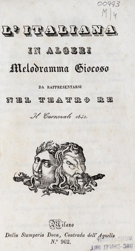 Cover for L'italiana in Algeri