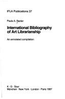 Cover for International bibliography of art librarianship
