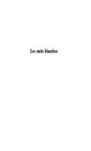 Cover for Les nuits blanches