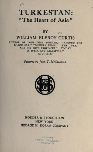 Cover for Turkestan