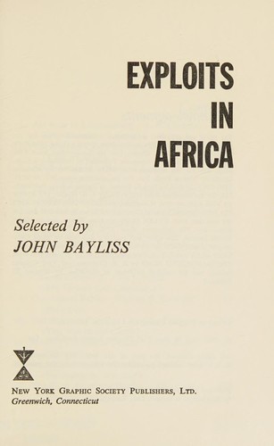 Cover for Exploits in Africa.