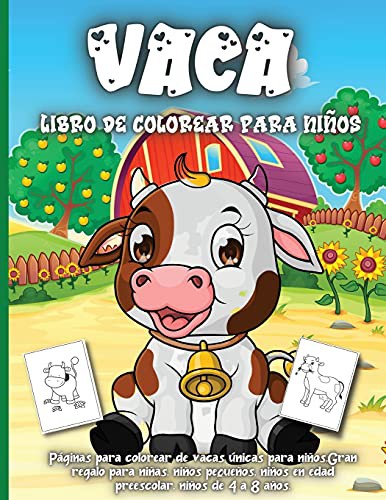 Cover for Vaca Libro de colorear para niños