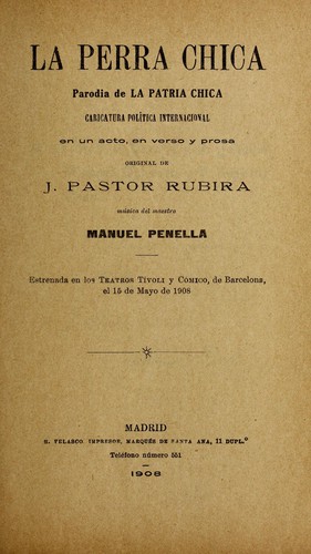 Cover for La perra chica