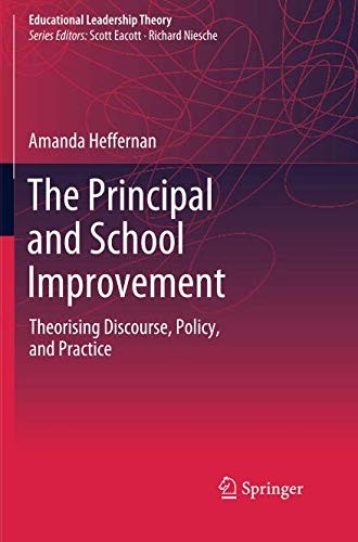 Cover for The Principal and School Improvement