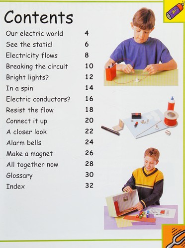 Cover for Science experiments with electricity