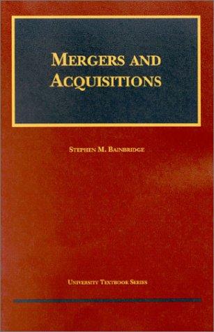 Cover for Mergers and acquisitions