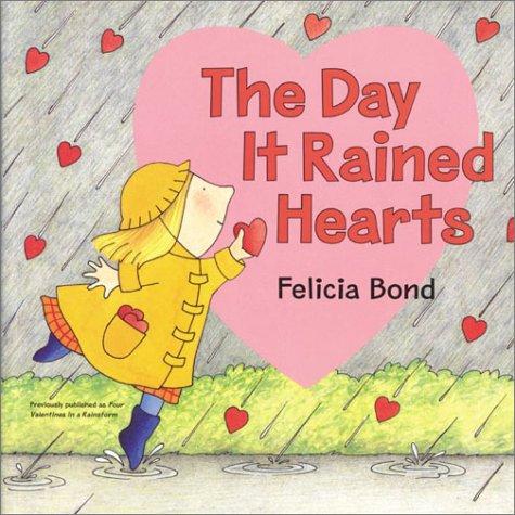 Cover for The Day It Rained Hearts Board Book