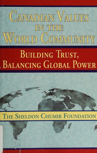 Cover for Canadian Values in the World Community