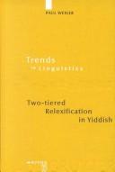 Cover for Two-Tiered Relexification in Yiddish