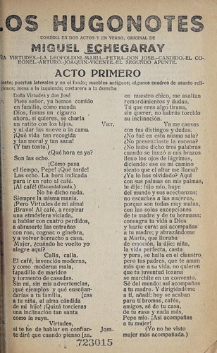 Cover for Los hugonotes