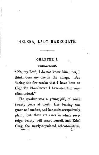 Cover for Helena Lady Harrogate