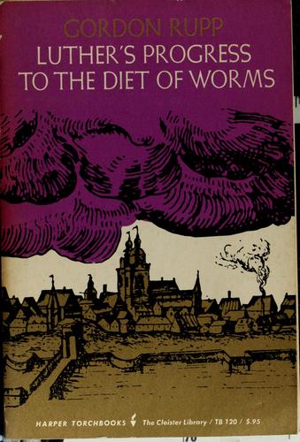 Cover for Luther's progress to the Diet of Worms
